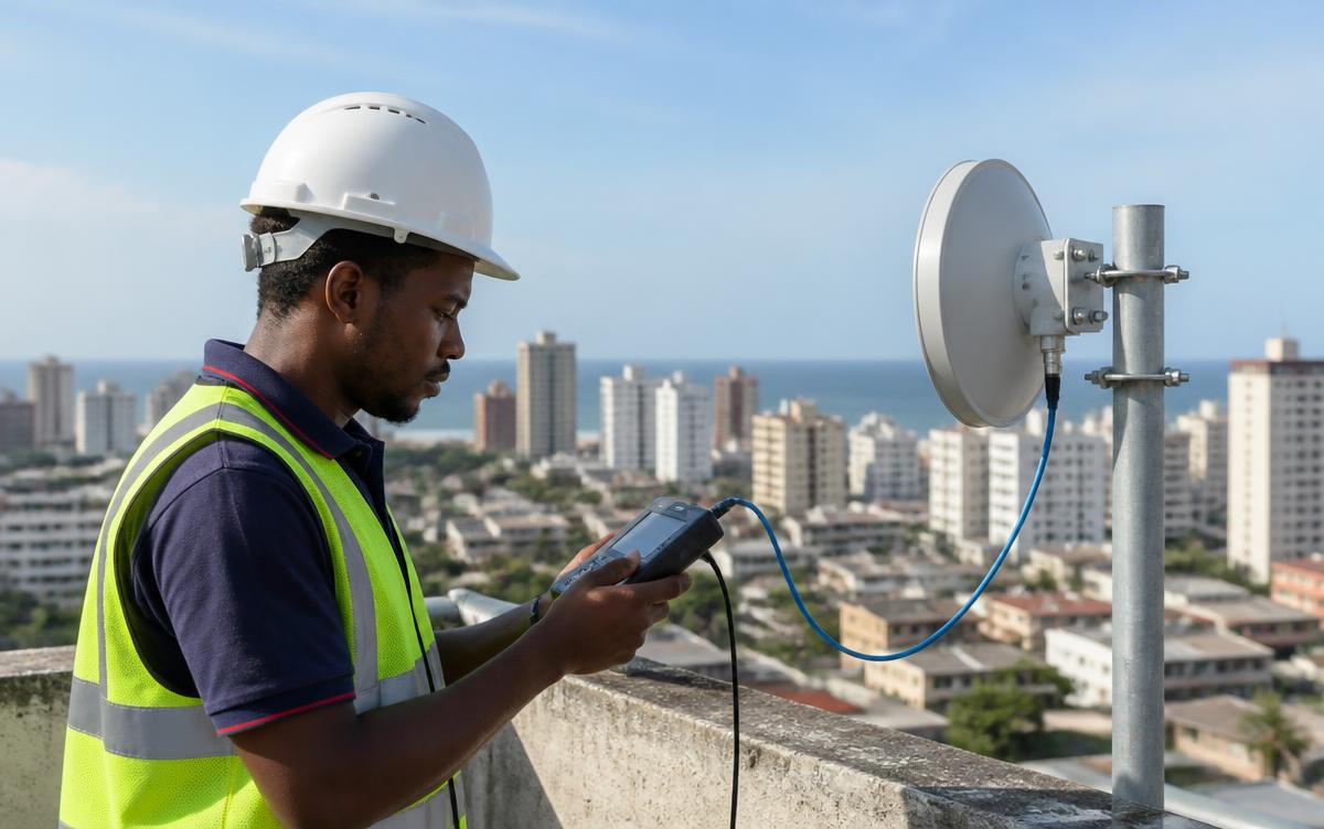 Conectividade e internet em Maputo Cidade, Moçambique
